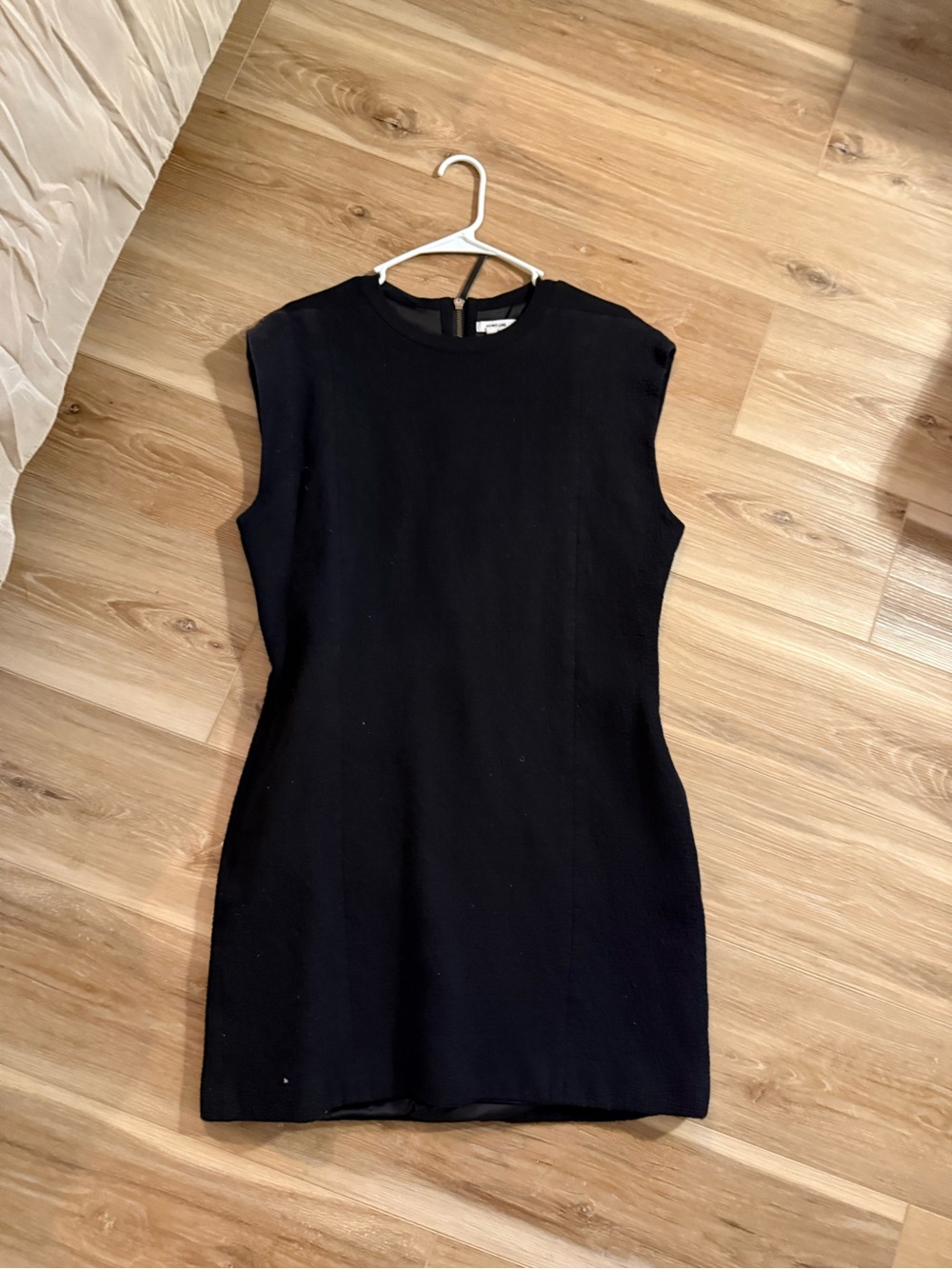 Helmut Lang Black Sleeveless Shift Dress